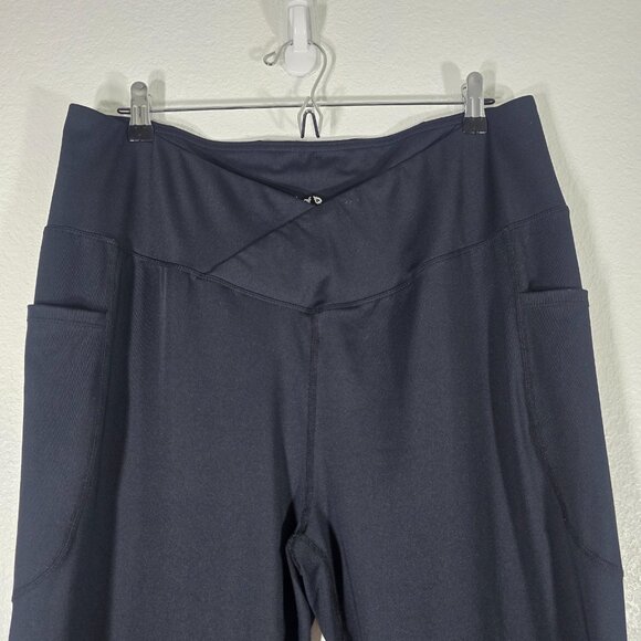 Baleaf Flare Yoga Pants Women Plus Size 3XL Black Stretch Athletic Workout - Picture 2 of 8